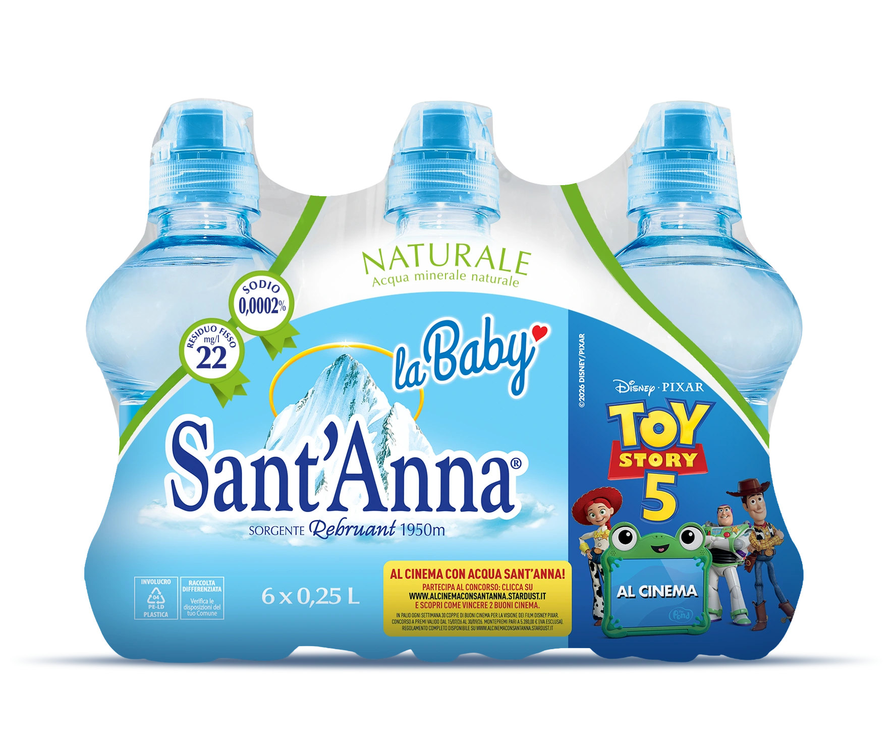 Sant’Anna Baby multipack co-branded with Toy Story 5