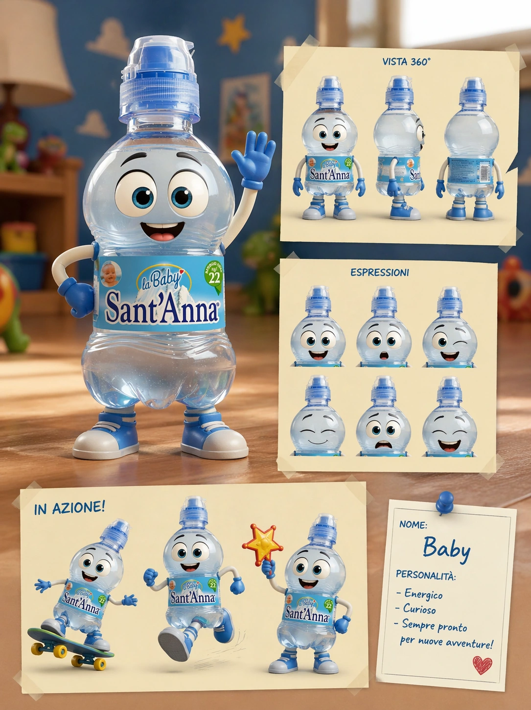 Character design · Espressioni e pose